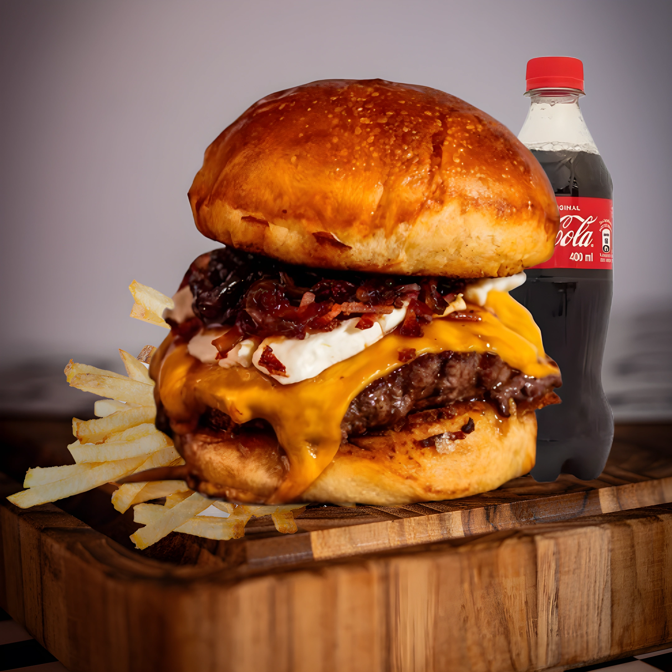 Hamburguesa Black Confit