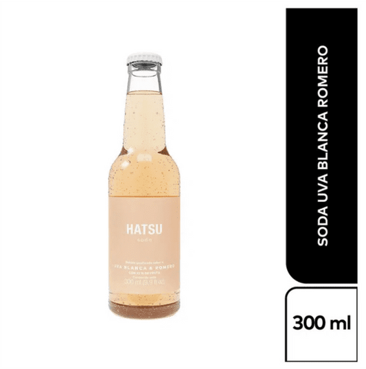 Soda Hatsu Uva blanca & romero